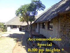 Jozini View Lodge. Self catering chalets close to the Jozini Dam